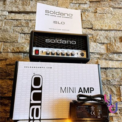 分期免運 贈變壓器/鍍金編織導線 Soldano SLO Mini amp 30瓦 電吉他 音箱 頭 公司貨