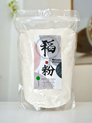 胚芽米粉．稻粉．純米研磨．含米量百分百．零添加物．零防腐劑．600g/包．