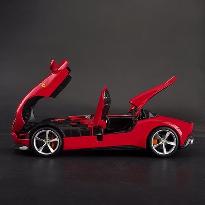 比美高1:18MONZA SP1紅色合金仿真汽車模型玩具 收藏 擺件