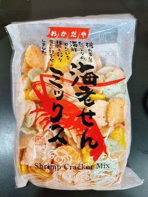 日本餅乾 海鮮餅 蝦餅 仙貝 日系零食 岡田屋 綜合海鮮餅
