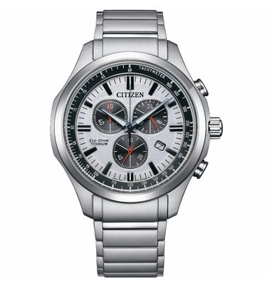 CITIZEN 星辰 GENT'S系列 光動能 鈦金屬計時腕錶(AT2530-85A)/43mm