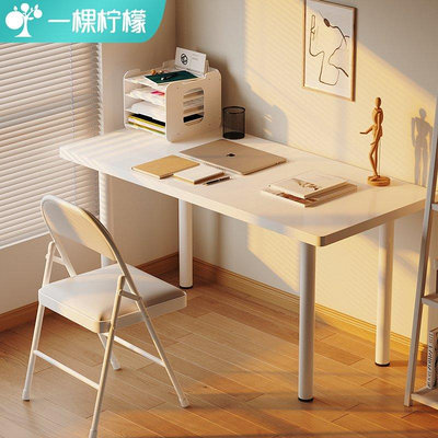 電腦桌家用台式書桌簡約辦公桌臥室女生學習桌簡易學生~特價