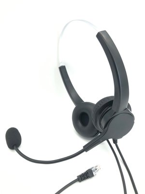 雙耳含調音靜音功能 電話耳機 東訊電話TECOM AP-3303專用電話耳機 FHT201水晶頭電話耳機