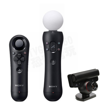 SONY PS3 原廠 PS MOVE PS EYE 視訊攝影機 動態控制器 左手控制器+右手控制器