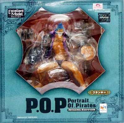 日本正版 POP 海賊王 航海王 STRONG EDITION 強者天下 佛朗基 模型 公仔 日本代購