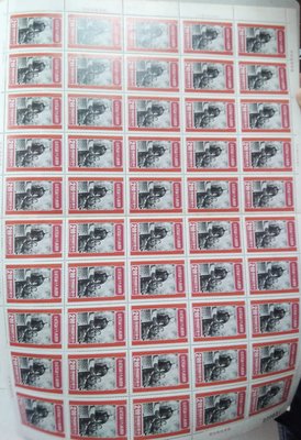紀180 蔣總統九十誕辰紀念郵票 低面值大全張