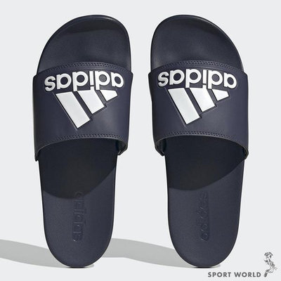 Adidas 男鞋 女鞋 拖鞋 ADILETTE COMFORT 藍白【運動世界】H03616