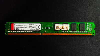 ((珍藏)) 金士頓Kingston DDR3 1600 4GB KVR16N11S8/4 桌上型 記憶體