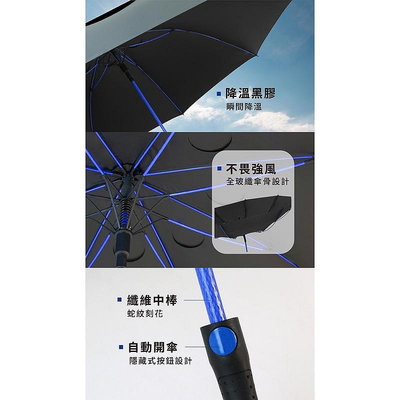 【大雨傘 大傘 超大雨傘】全球最大自動傘 挺力巨型無敵傘 雙層傘 雙龍牌 加大雨傘 高爾夫球傘 直傘晴雨傘 小安批發賣場