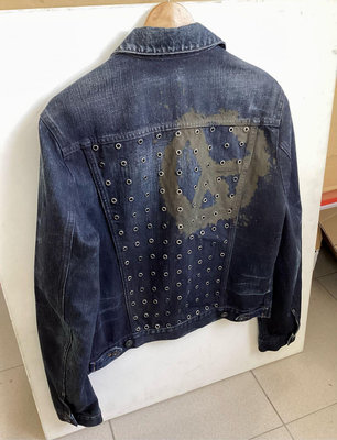 Made In Italy #MOSCHINO Denim Jacket / Love & Peace / Rock & Roll