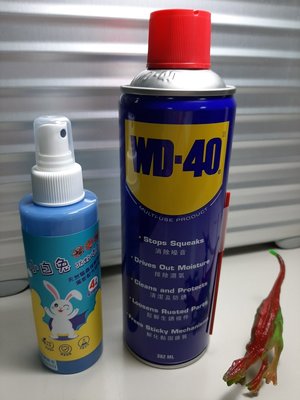 WD-40 一瓶382ml + 小白兔防蚊噴霧一瓶120ml 各一瓶