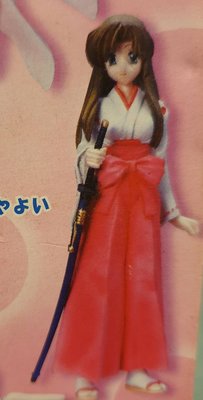 A-53 櫃 ： 2002 HAPPY☆LESSON 歡樂課程 TRADING FIGURE 三世院彌生　富貴玩具店