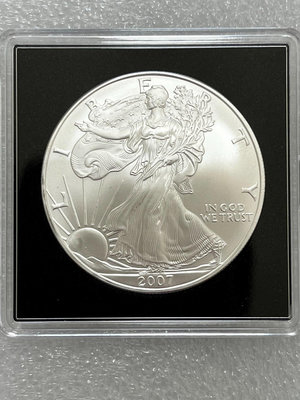 美國2007鷹洋行走女神自由女神銀幣1盎司 ASEA200798241