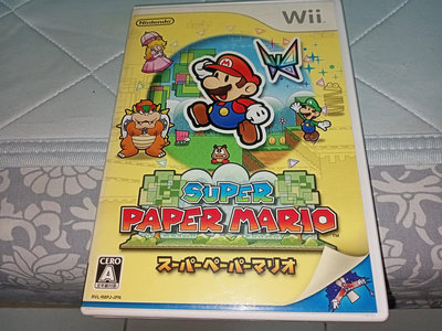 Wii 日版二手遊戲-   瑪莉歐系列兩款 (每片150元自挑選/ 新瑪莉歐有盒書)