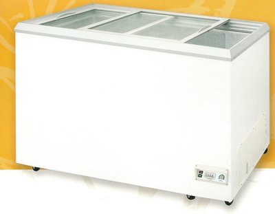 冠億冷凍家具行  台灣製瑞興冰櫃/玻璃對拉式3尺3冰櫃(RS-DF330)/冷凍庫 301L(贈原廠溫控) 冷藏冷凍微凍一機三用