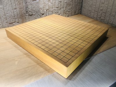 【JP.com】日本中古 木製圍棋棋盤 卓上碁盤 實木圍棋盤 圍棋