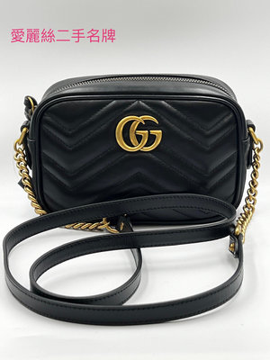 Gucci GG Marmont MINI SHOULDER BAG 金鍊 肩背包 斜背包