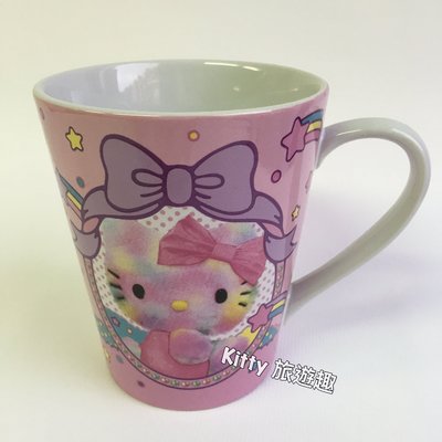 [Kitty 旅遊趣] Hello Kitty 馬克杯 咖啡杯 水杯 拿鐵杯 陶瓷杯 飲料杯 凱蒂貓杯子 420ml