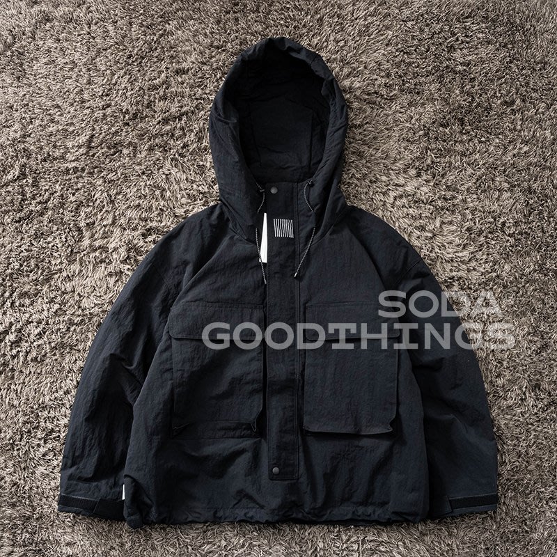 Ella精品#SFC NYLON HOODIE JACKET日本制大口袋連帽夾克外套