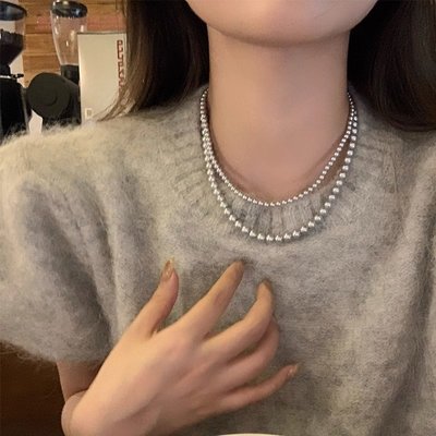 米蘭【設計師】Gravitation復古珍珠項鍊新款高級感氣質小眾頸鍊.