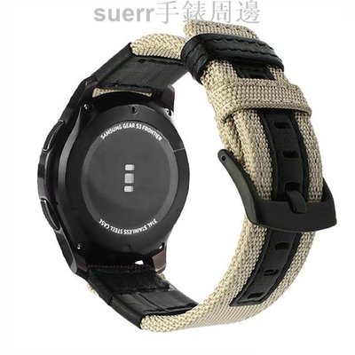 錶帶 適用於 Samsung Galaxy Watch 4 Classic 40mm 44mm 運動錶帶的尼龍吉普*DBG