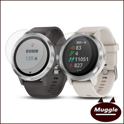【兩張裝】Garmin vivolife智慧腕錶 玻璃貼 保護膜高清防刮膜 vivolife悠遊卡手錶