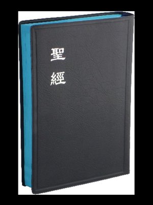 【中文聖經和合本】CU62BU 和合本 上帝版 中型 藍色膠面藍邊
