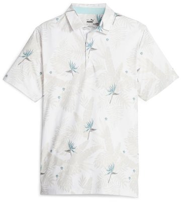[小鷹小舖] PUMA GOLF 621556 高爾夫 Cloudspun Aloha短袖Polo衫 UPF40防曬保護