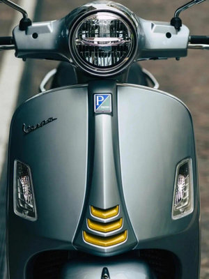 摩托車配件 適用于vespa比亞喬GTS300 250 GTV 6日 改裝領帶扣 裝飾蓋 喇叭罩
