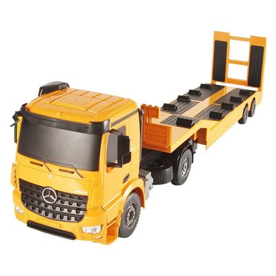 熱賣 運輸平板車拖車玩具大號遙控半掛卡車貨車模型汽車兒童大型工程車遙控車遙控玩具