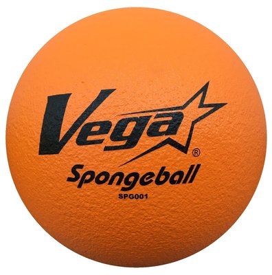 便宜運動器材 Vega SPG001O VEGA軟式發泡球(橘色) 排球 躲避球  教學 練習 用球 超安全