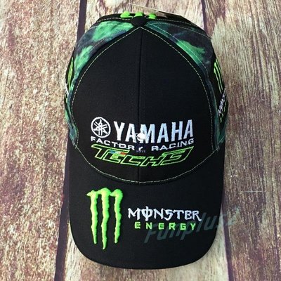 現貨 【Yamaha】雅馬哈鬼爪聯名 機車賽車帽 戶外摩托車越野騎士 騎行 正白輪Y下爪兩側迷彩后爪 鴨舌帽 棒球帽簡