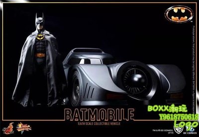 BOxx潮玩~HOTTOYS HT MMS170 1/6 蝙蝠俠 蝙蝠車 1989 89版蝙蝠車  不含蝙蝠俠 長近100公分