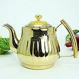 INPHIC-高檔不鏽鋼茶壺不鏽鋼咖啡壺可用於電磁爐1.2L