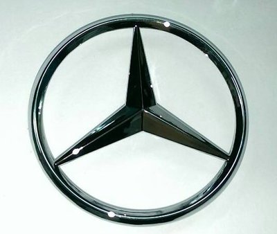現貨熱銷-易車汽配 賓士 Benz 鍍鉻星標 logo mark 同原廠款式 直徑7cm A2037580058