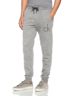 ☆【CK男生館】☆【Calvin Klein LOGO印圖長棉褲】☆【CKP005C1】(XL)