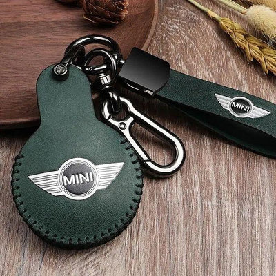 寶馬MINI鑰匙套Cooper鑰匙包迷你countryman鑰匙扣裝飾用品高檔女