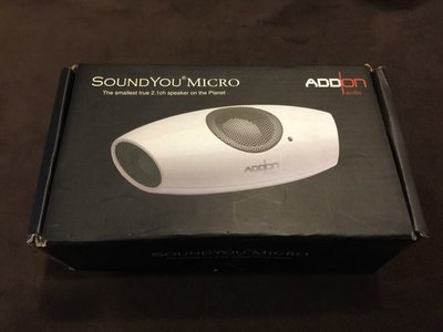 [EL089-2] 全新-Addon SoundYou Micro 隨身喇叭~迷你聲優管~2.1聲道