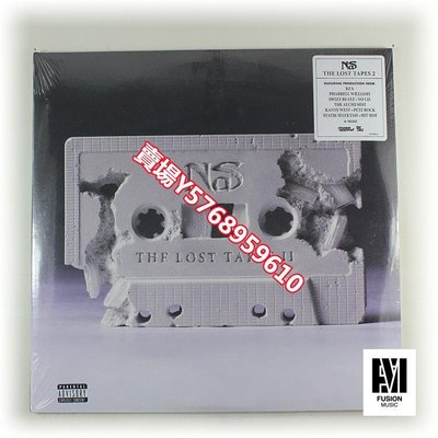 現貨灰色膠Nas – The Lost Tapes II 嘻哈說唱黑膠唱片2LP全新 唱片 LP 黑膠【善智】