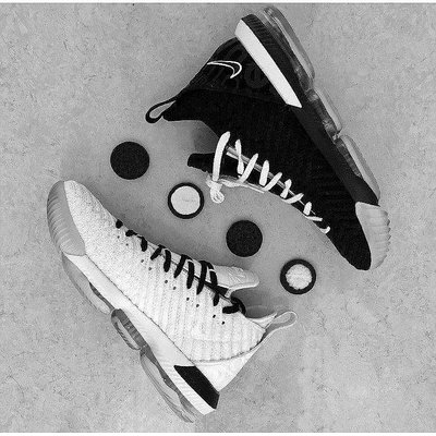 Nike LeBron16 詹姆斯 Equalit 左黑右白 鴛鴦黑人月 氣墊 運動 現貨 BQ5970慢跑鞋【ADIDAS x NIKE】