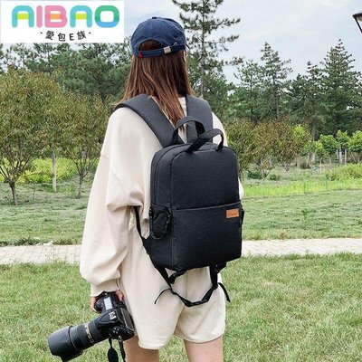 相機背包佳能 雙肩包 尼康 索尼 單反相機包 便攜數碼相機包防水雙肩包戶外旅游攝影包 雙肩包~愛包E族