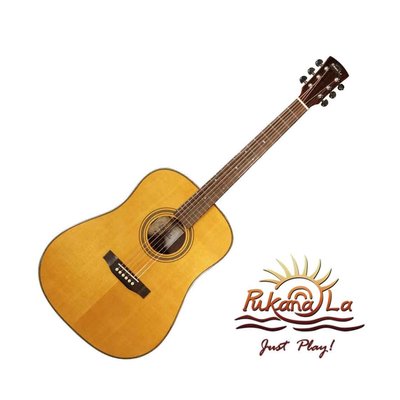 民謠吉他 Pukanala PG-D268VN 全單板 41吋 民謠吉他 - 【他，在旅行】