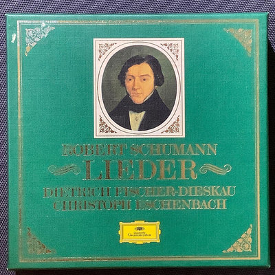 Schumann舒曼-藝術歌曲集 盒裝6CD Fischer-Dieskau費雪狄斯考/男中音 Eschenbach艾森巴哈/鋼琴 德國PMDC01版