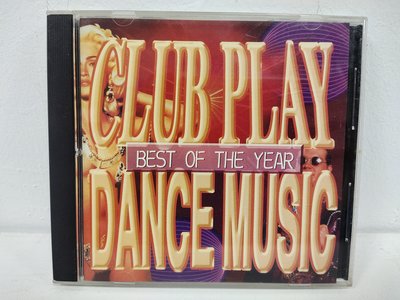 二手CD--舞曲合輯（club play dance music~Best of the year）有細紋不影響音質