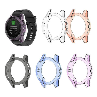 熱銷 佳明Garmin Fenix 5/5 Plus 智能手錶 保護殼 TPU透明防摔軟殼 佳明手錶保護殼-可開發票