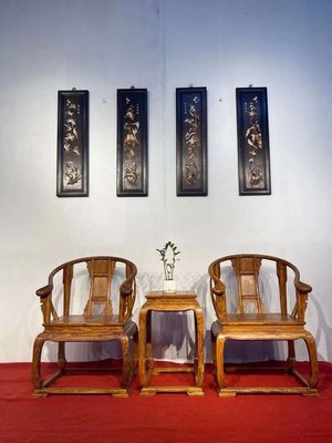【木品覺】頂級傳家收藏 越南黃花梨（降香黃檀）皇宮椅  DK2