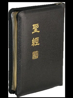 【中文聖經新標點和合本】CUNP67Z 上帝版 中型 黑色皮面金邊