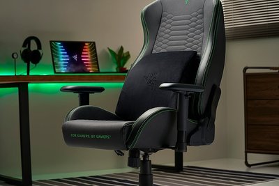 億嵐家具《瘋椅》歡迎洽詢 完成品 Razer 電蛇 電競椅 配件 腰靠 腰墊 提供極致舒適感