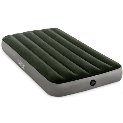 Intex64106 植絨PVC加厚單雙人充氣床墊加厚家用戶外野營充氣床墊