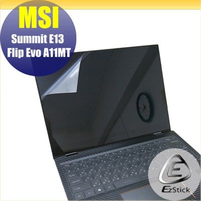 【Ezstick】MSI Summit E13 Flip Evo A11 靜電式筆電LCD液晶螢幕貼 (可選鏡面或霧面)